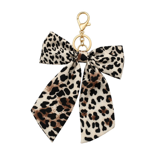 Leo – Bijou de sac nœud léopard