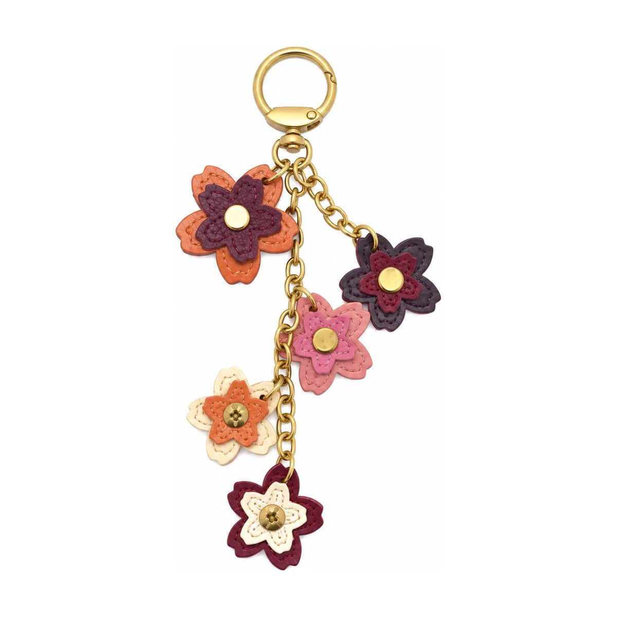 Bloomy – Bijou de sac fleur en cuir