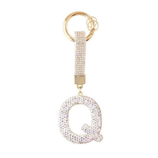 Initiale Sparkle – Bijou de sac (Argent)