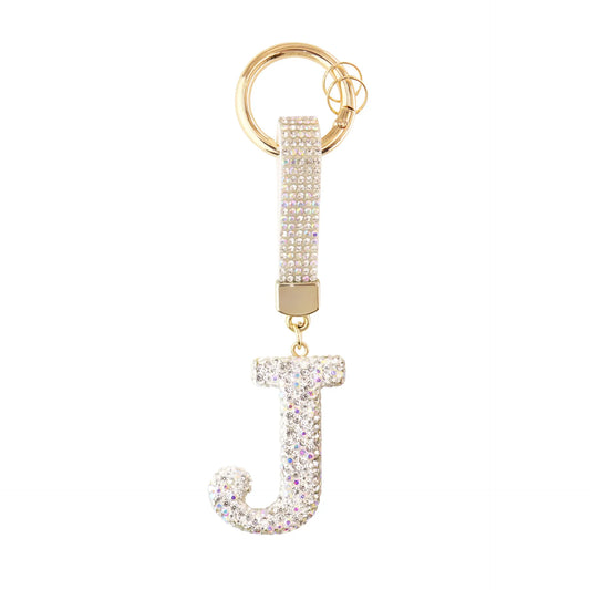 Initiale Sparkle – Bijou de sac (Argent)