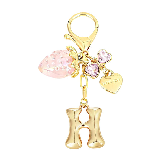 Berry – Bijou de sac initiale fraise (Rose)
