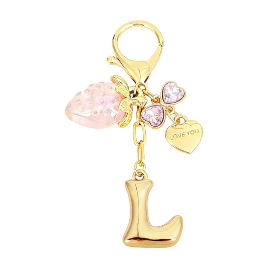 Berry – Bijou de sac initiale fraise (Rose)