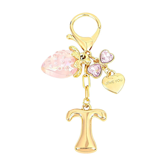 Berry – Bijou de sac initiale fraise (Rose)