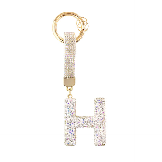 Initiale Sparkle – Bijou de sac (Argent)