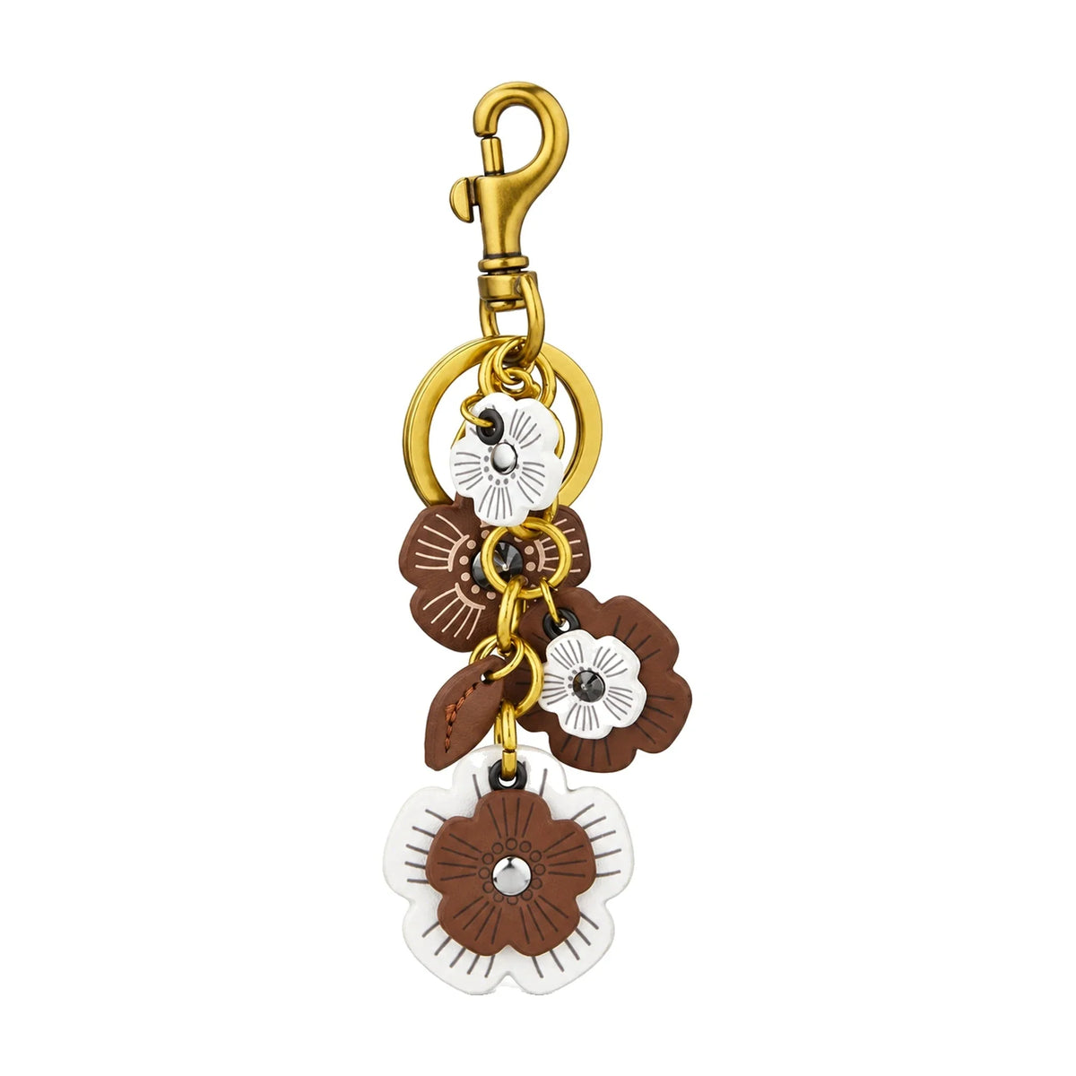 Bloomy – Bijou de sac fleur en cuir