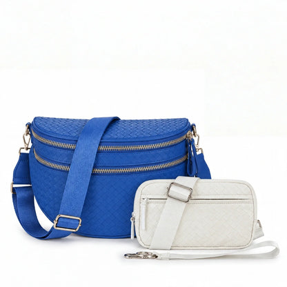 Le duo essentiels mains libres - Cuir tressé