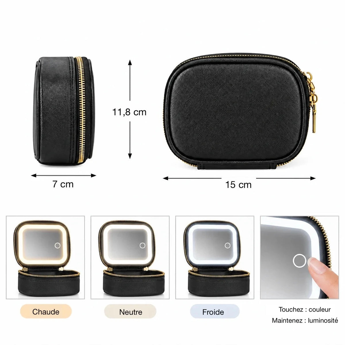 Glowy - La trousse à maquillage lumineuse