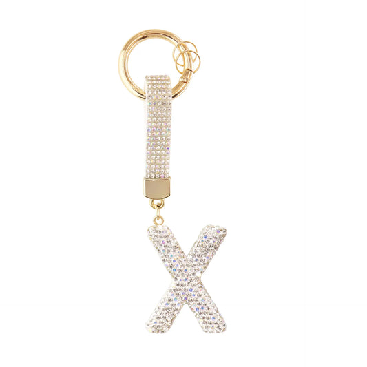Initiale Sparkle – Bijou de sac (Argent)