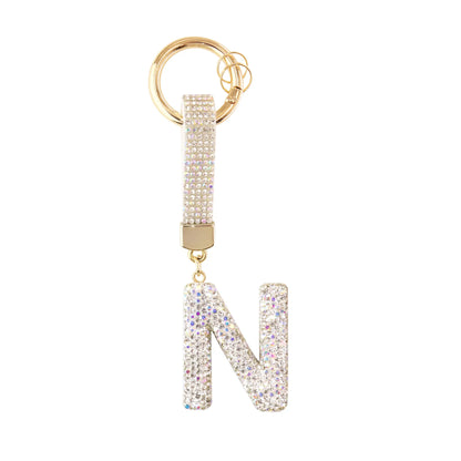 Initiale Sparkle – Bijou de sac (Argent)