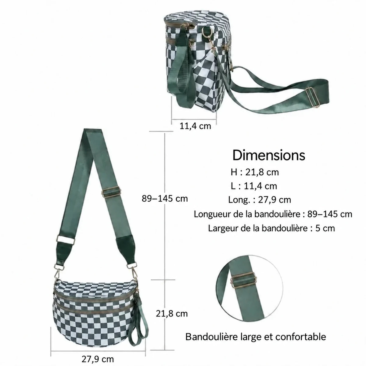 GoFree : dimensions en centimètres