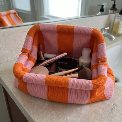 Knitty – La trousse à maquillage à fermoir clic