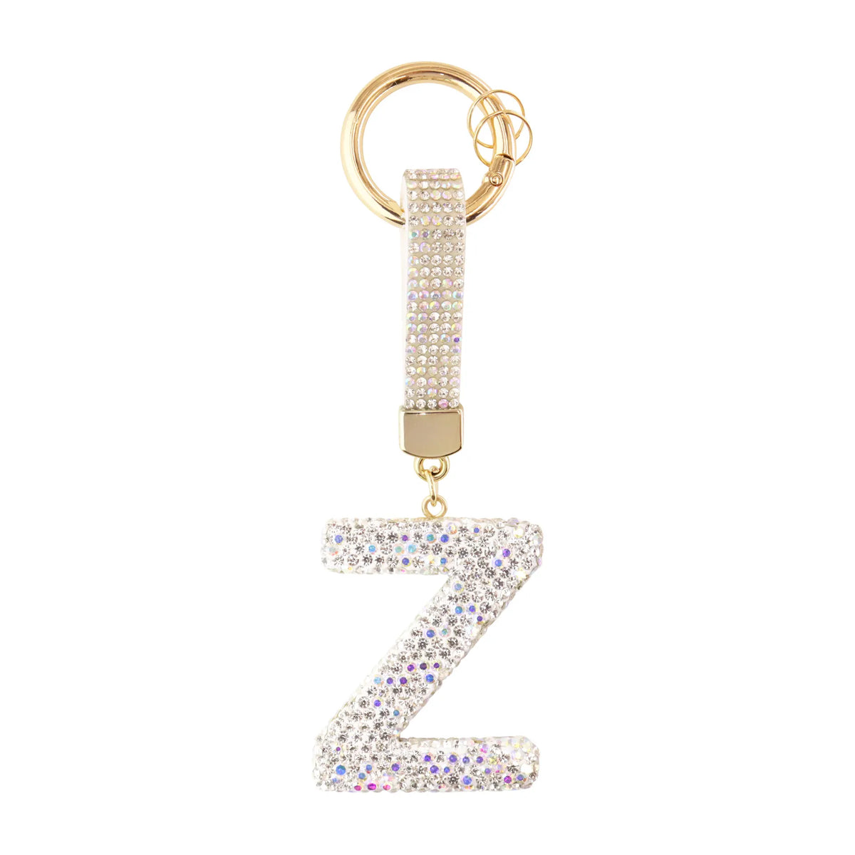 Initiale Sparkle – Bijou de sac (Argent)