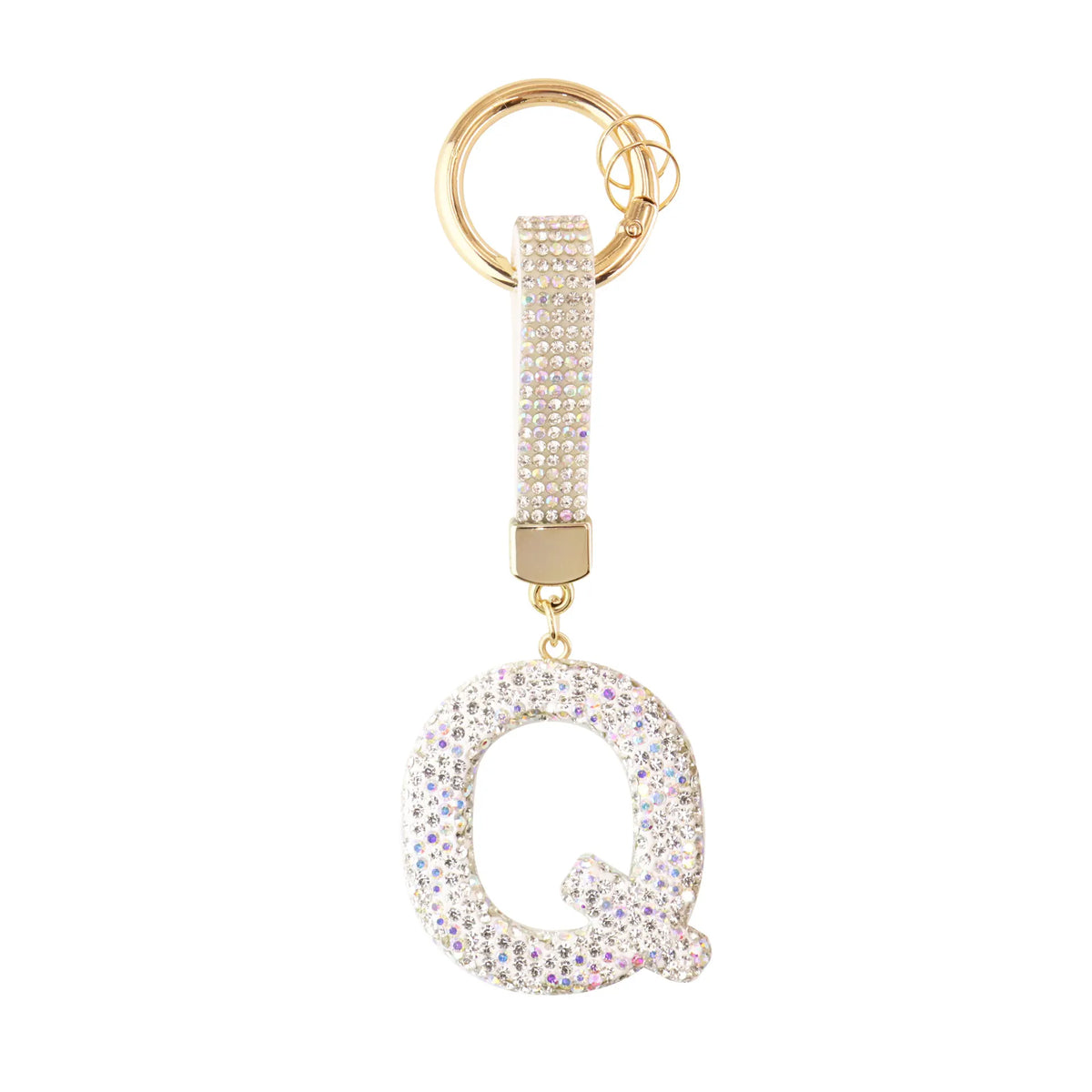 Initiale Sparkle – Bijou de sac (Argent)