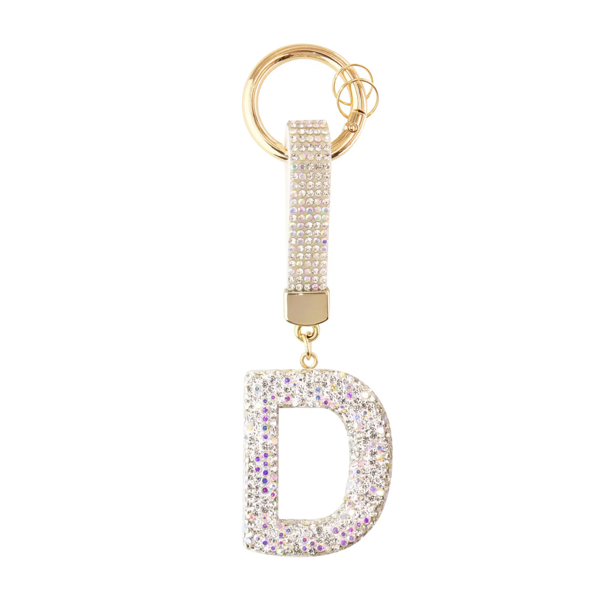 Initiale Sparkle – Bijou de sac (Argent)