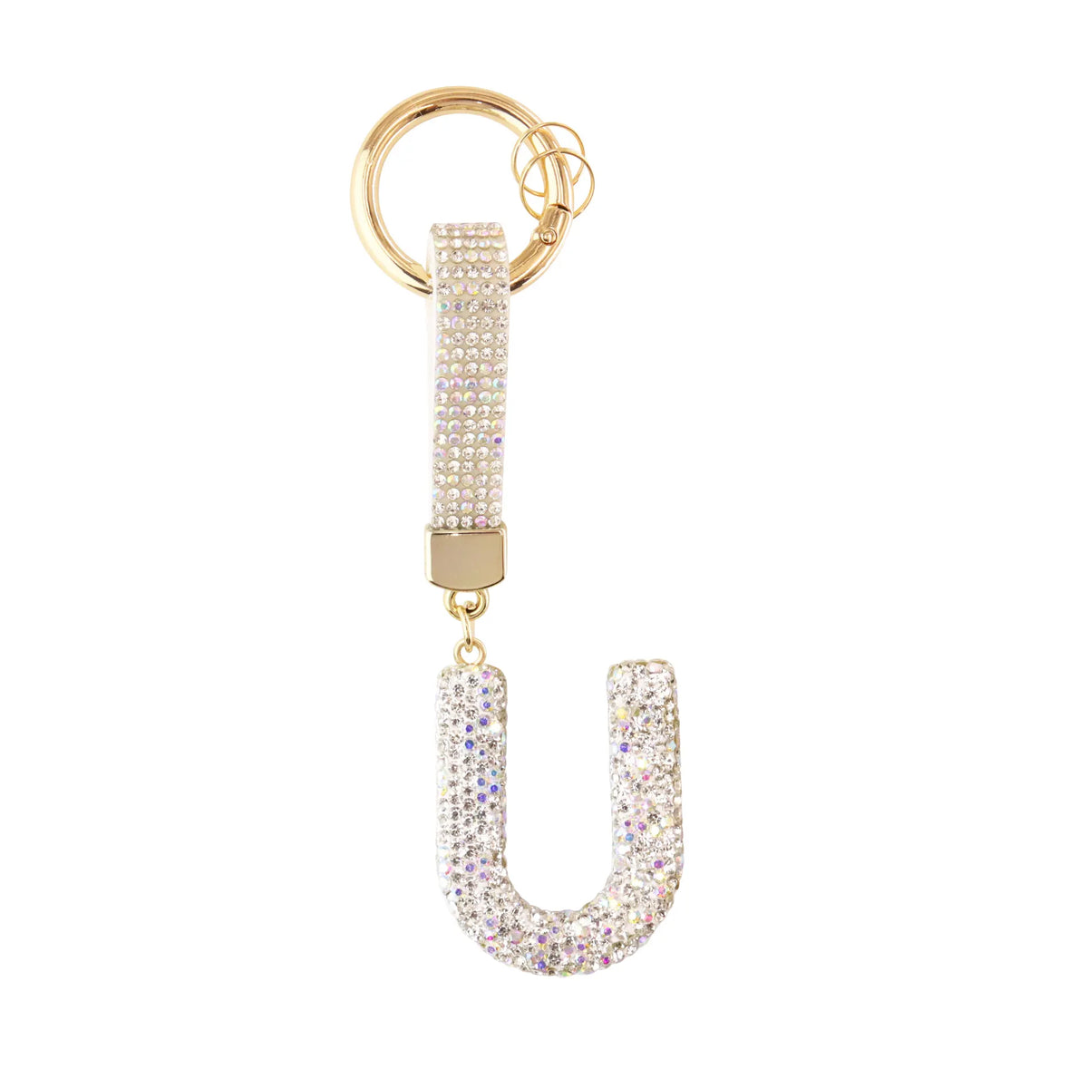 Initiale Sparkle – Bijou de sac (Argent)