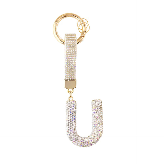 Initiale Sparkle – Bijou de sac (Argent)