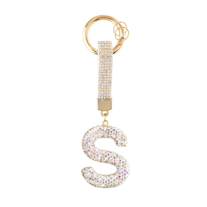 Initiale Sparkle – Bijou de sac (Argent)