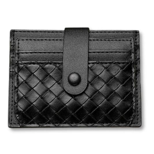 Siena – Portefeuille en cuir tressé