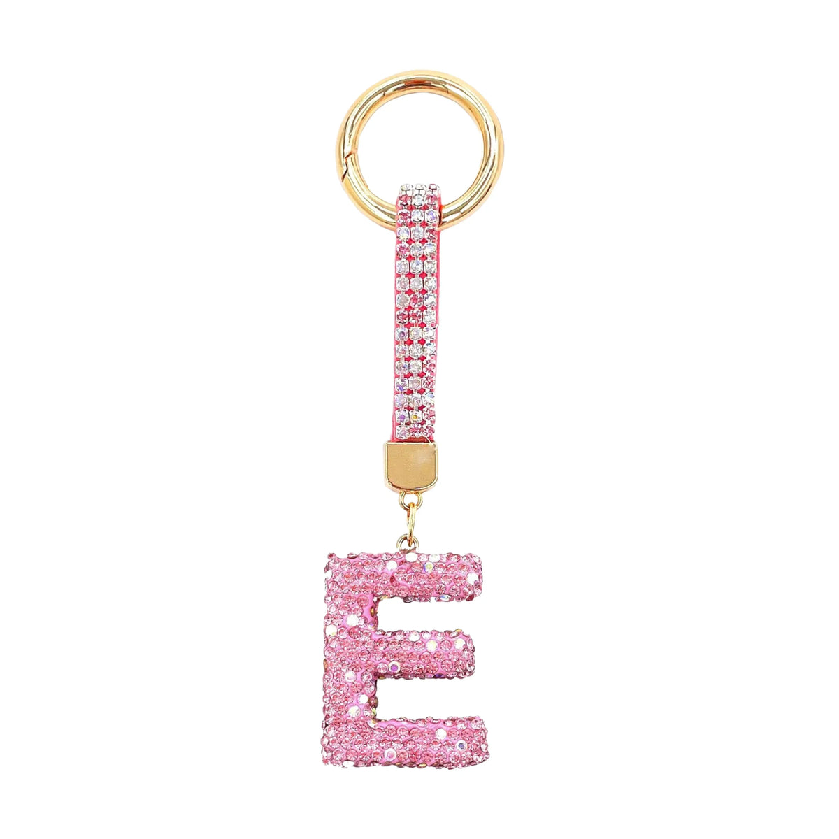 Initiale Sparkle – Bijou de sac (Rose)