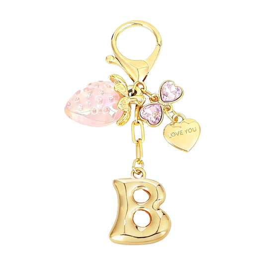 Berry – Bijou de sac initiale fraise (Rose)