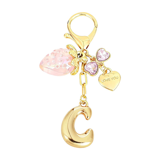 Berry – Bijou de sac initiale fraise (Rose)