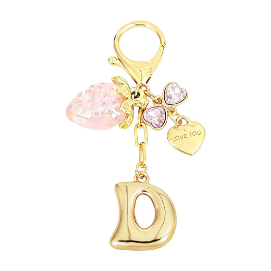 Berry – Bijou de sac initiale fraise (Rose)