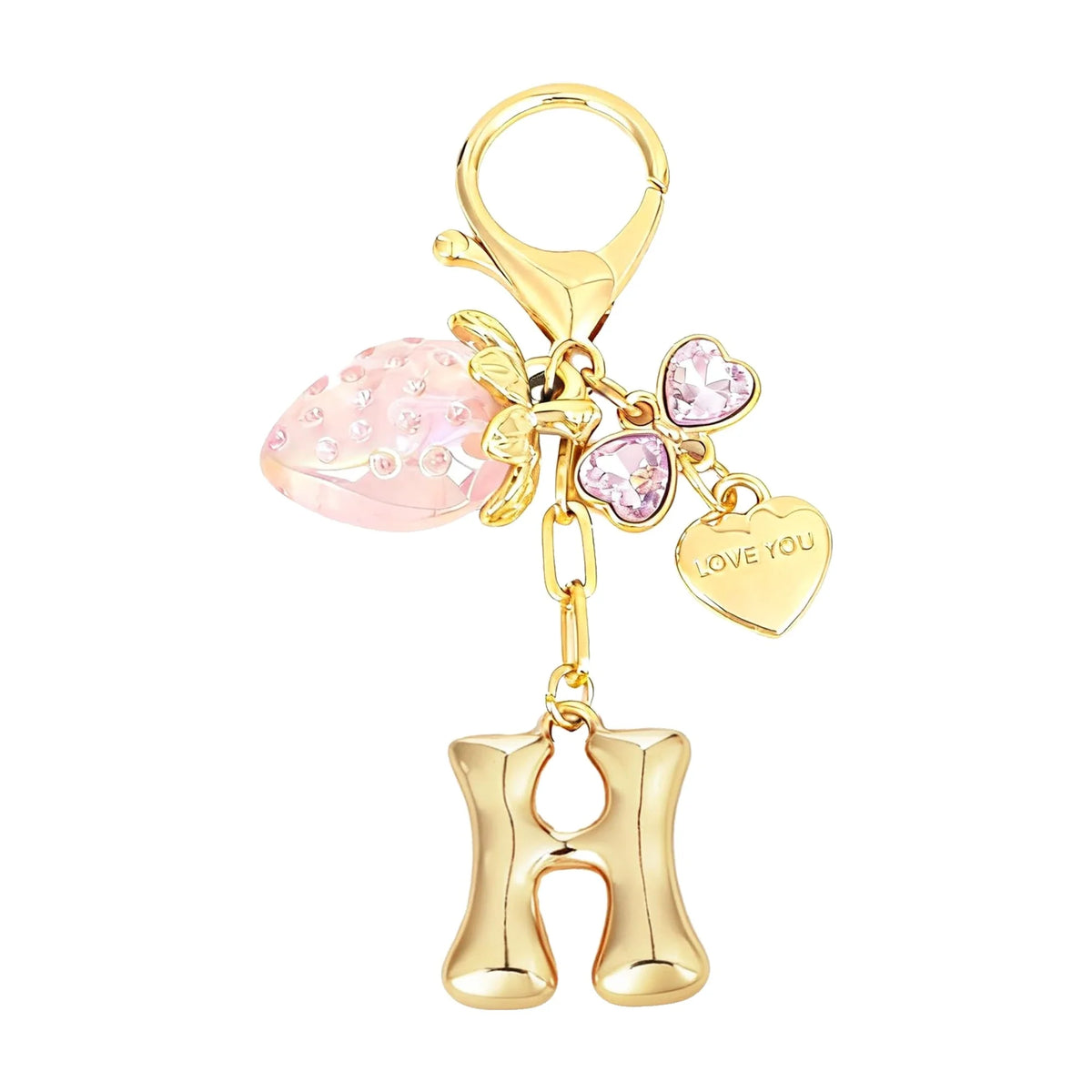 Berry – Bijou de sac initiale fraise (Rose)