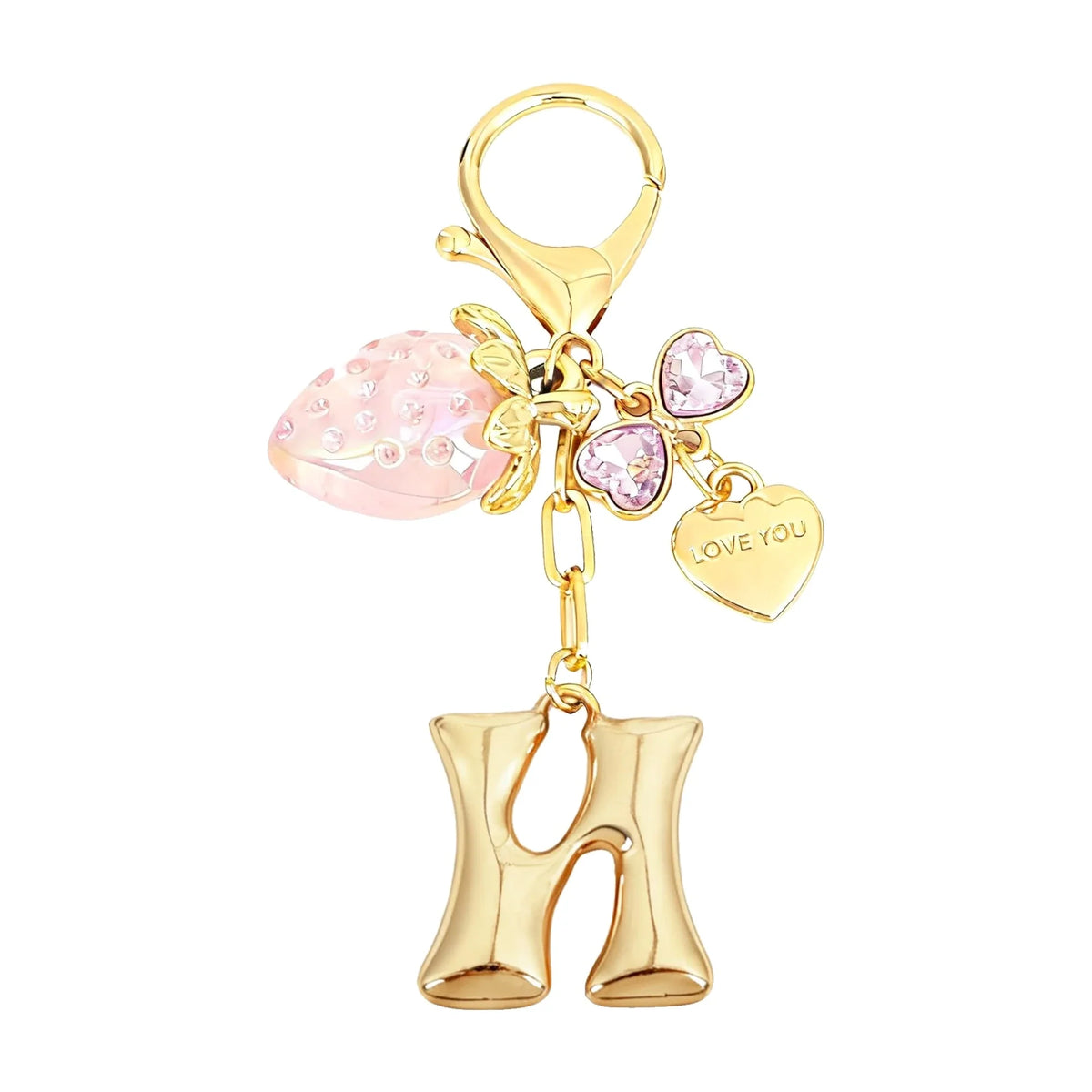 Berry – Bijou de sac initiale fraise (Rose)