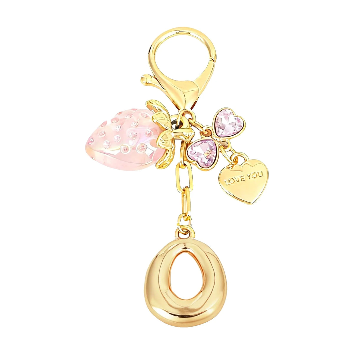 Berry – Bijou de sac initiale fraise (Rose)
