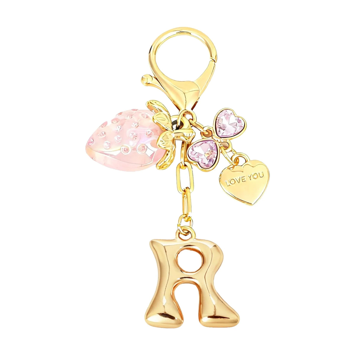 Berry – Bijou de sac initiale fraise (Rose)