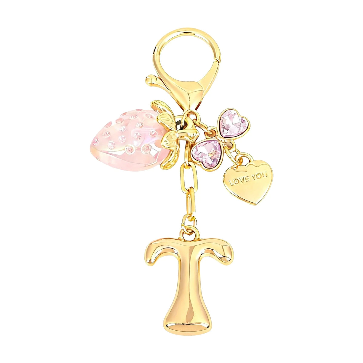 Berry – Bijou de sac initiale fraise (Rose)