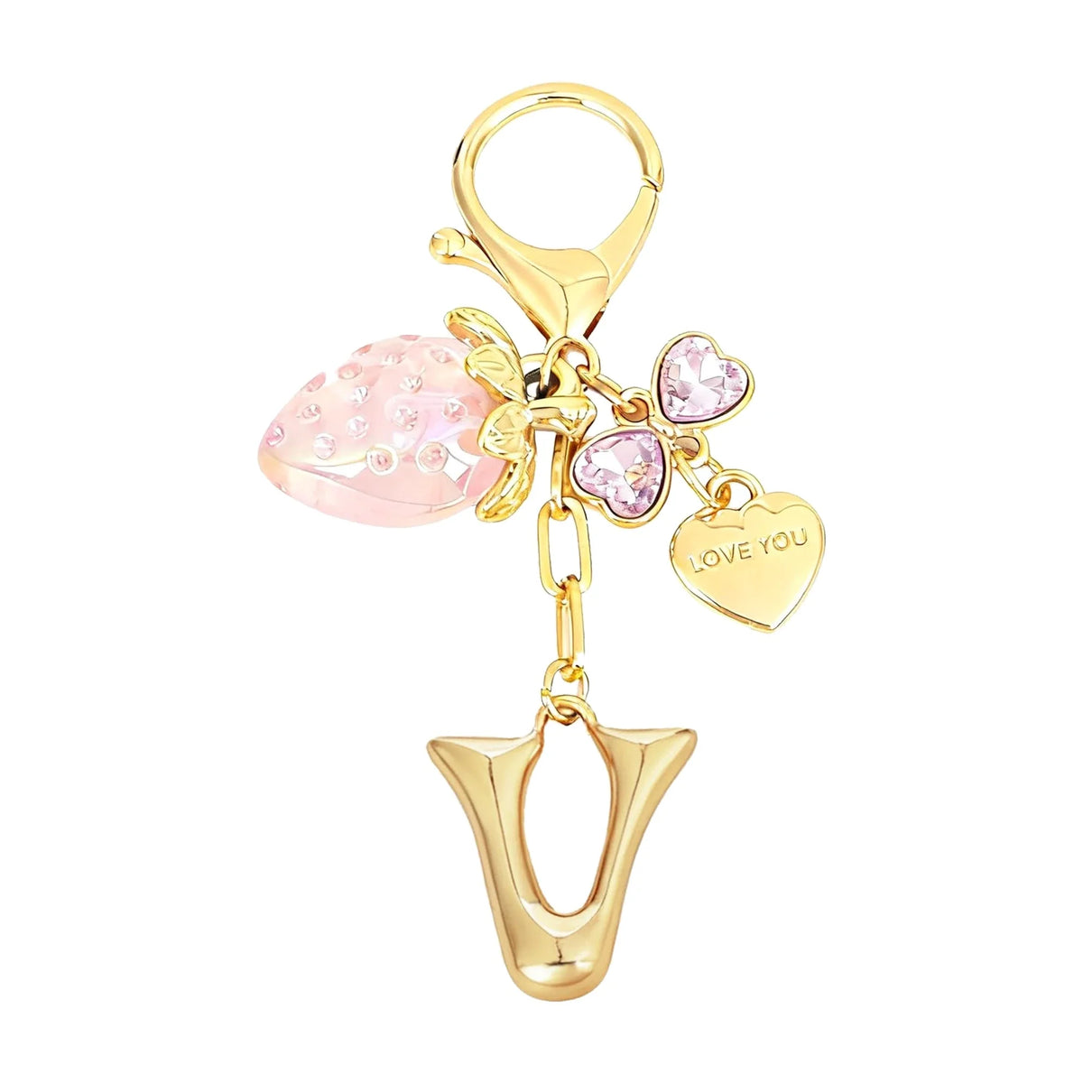 Berry – Bijou de sac initiale fraise (Rose)