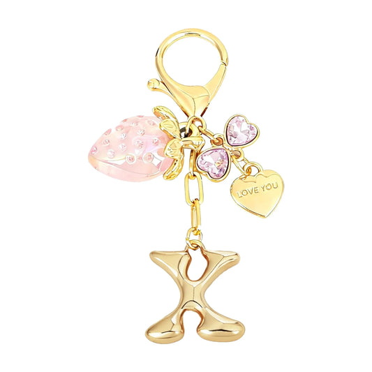 Berry – Bijou de sac initiale fraise (Rose)