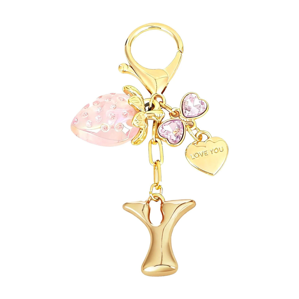 Berry – Bijou de sac initiale fraise (Rose)