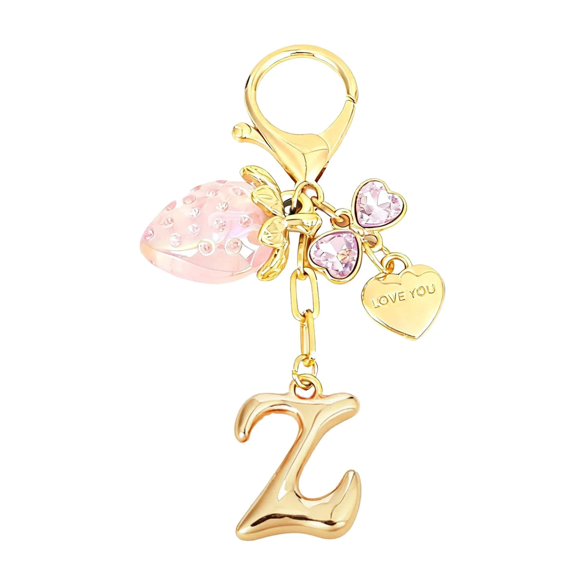 Berry – Bijou de sac initiale fraise (Rose)