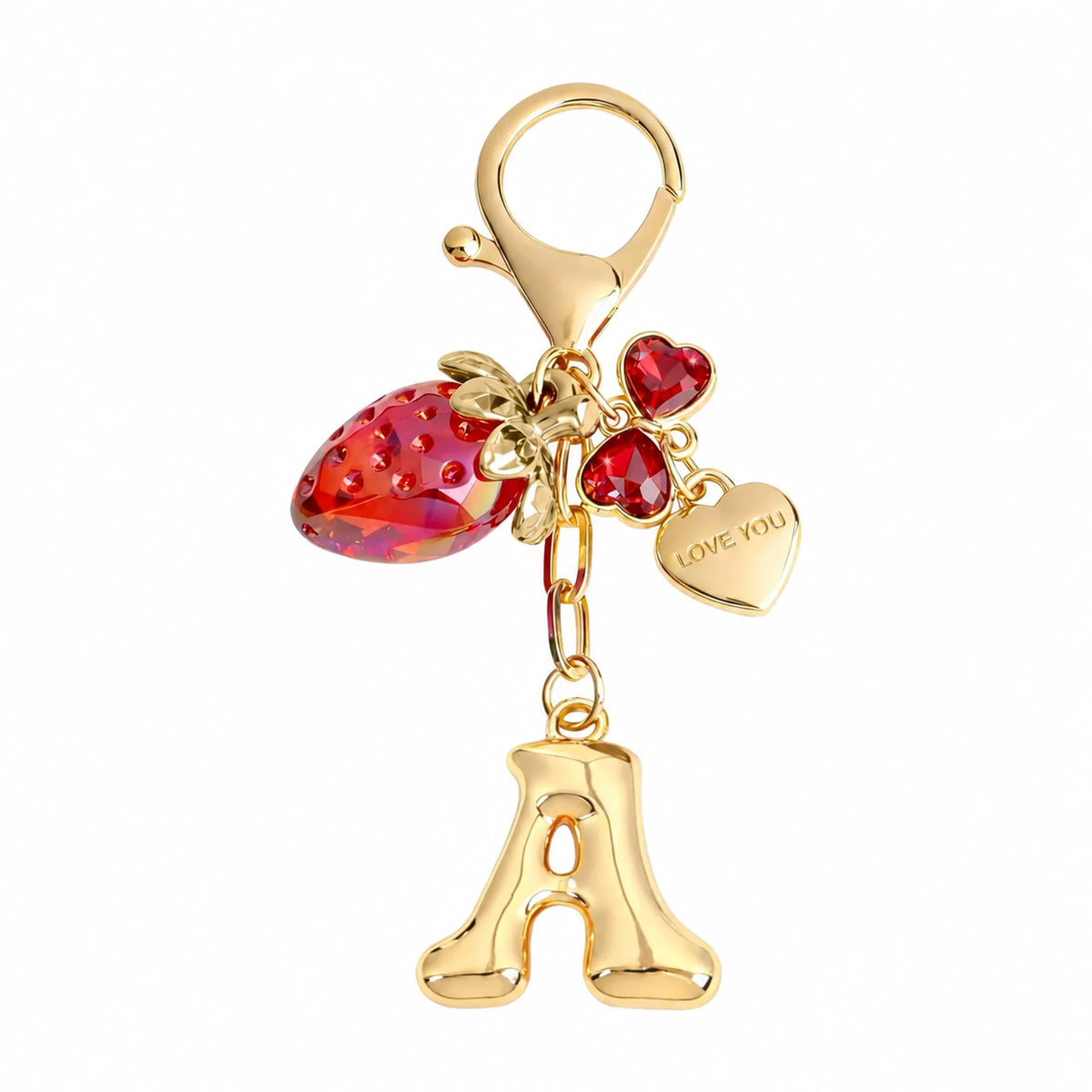 Berry – Bijou de sac initiale fraise (Rouge)