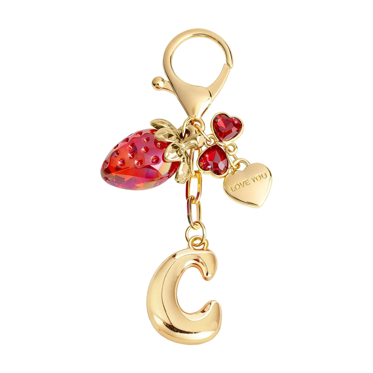 Berry – Bijou de sac initiale fraise (Rouge)