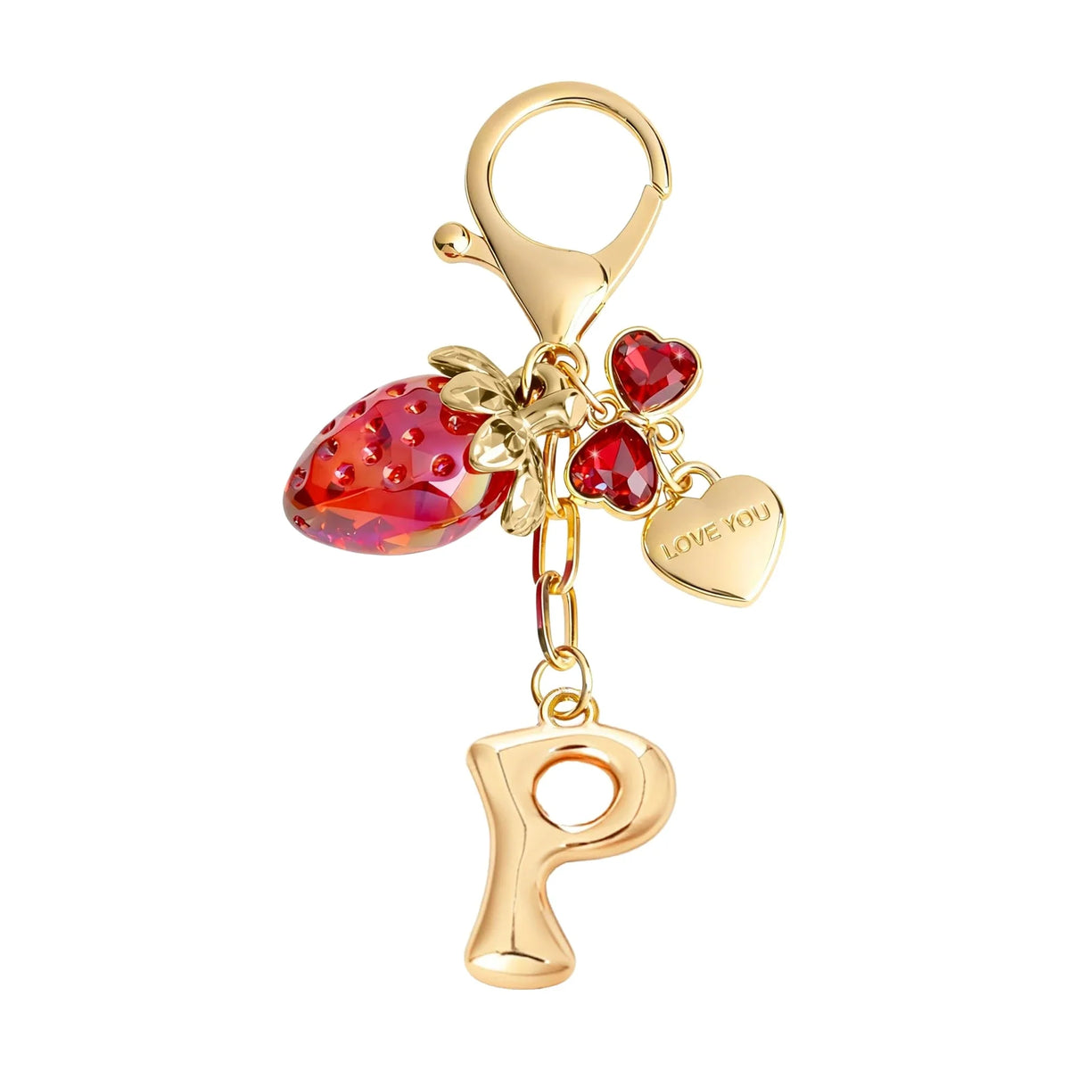 Berry – Bijou de sac initiale fraise (Rouge)