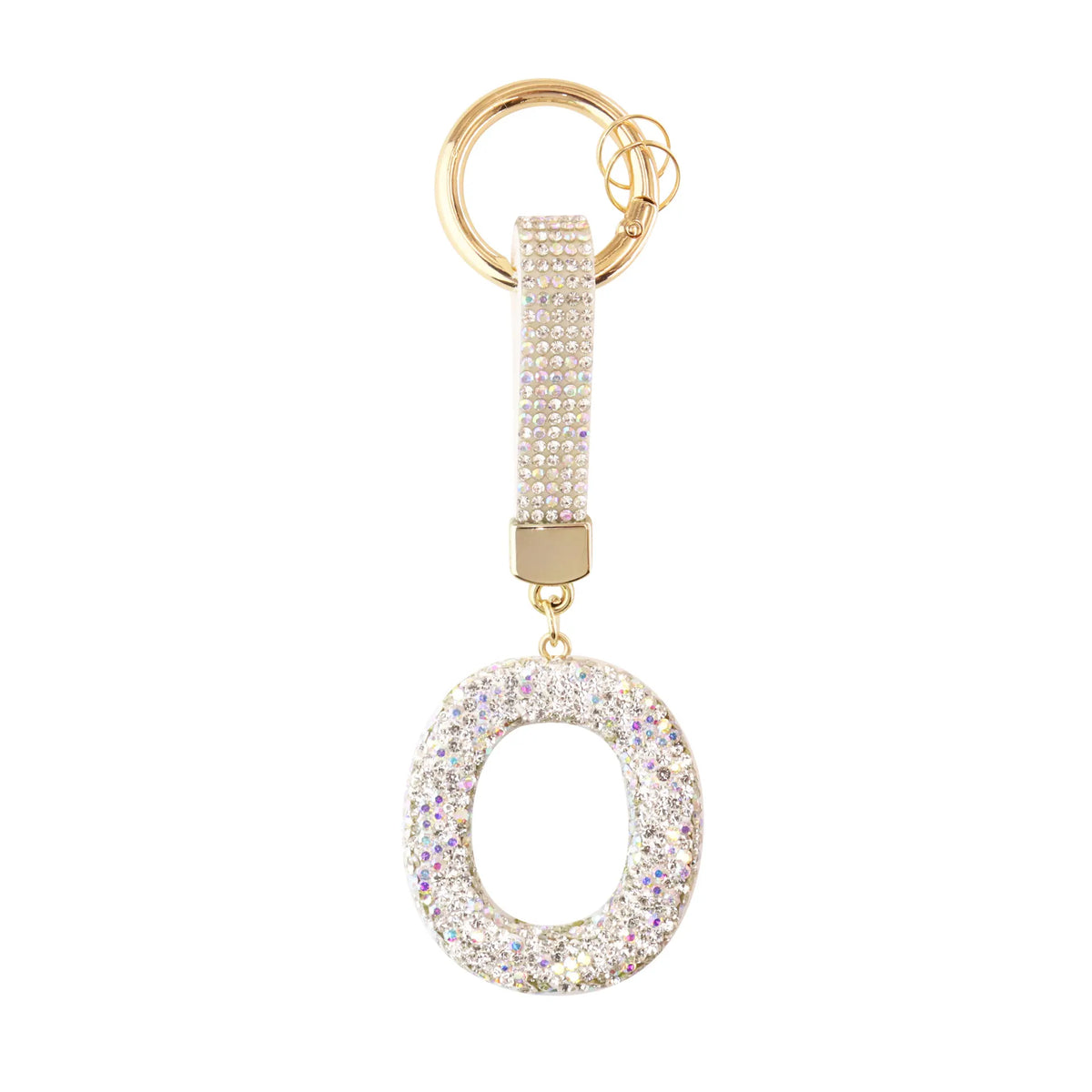 Initiale Sparkle – Bijou de sac (Argent)