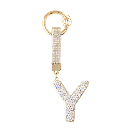 Initiale Sparkle – Bijou de sac (Argent)